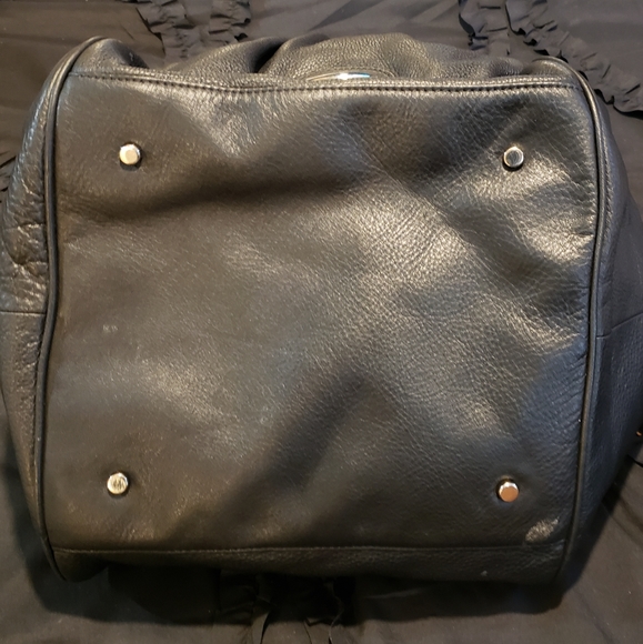 Charles David Black Leather Tote Bag - Picture 6 of 11